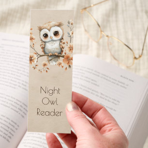 Night Owl Reader Bookmarks