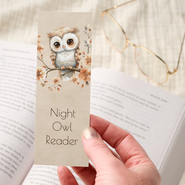 Night Owl Reader Bookmarks (Hand)