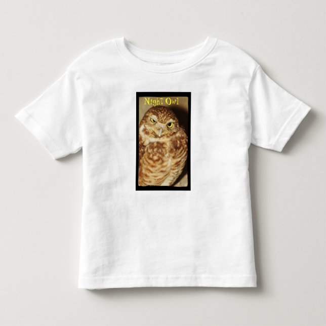 Night Owl Toddler T-Shirt (Front)