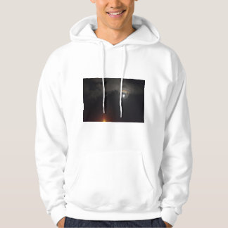 Night Owl White Hoodie