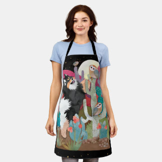 NIGHT OWLS Finnish Lapphund grooming apron