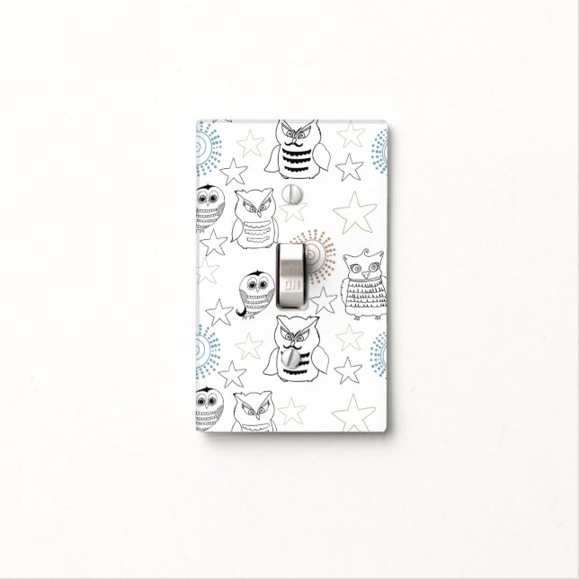 Night Owls Light Switch Cover (In Situ)