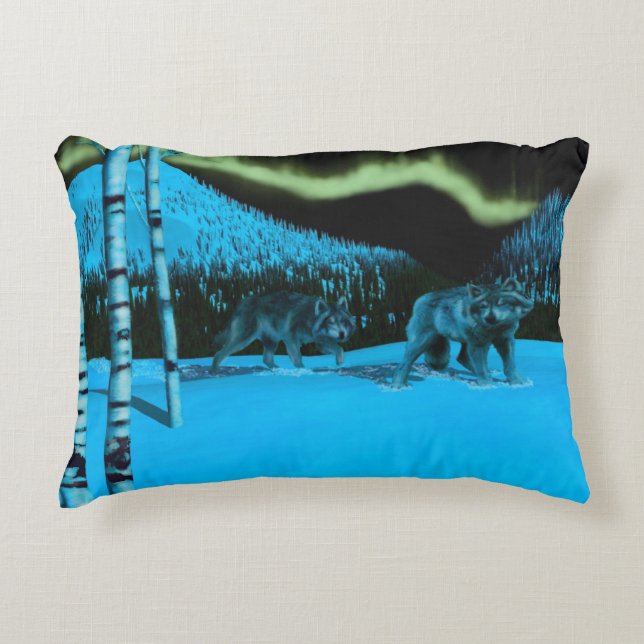 Night Patrol Decorative Pillow (Front)