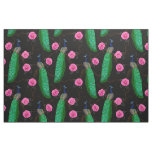 Night peacock garden fabric