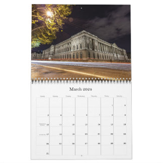 Night Photo 2024 Calendar World Famous Landscape