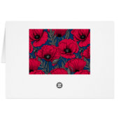 Night poppy garden (Back Horizontal)