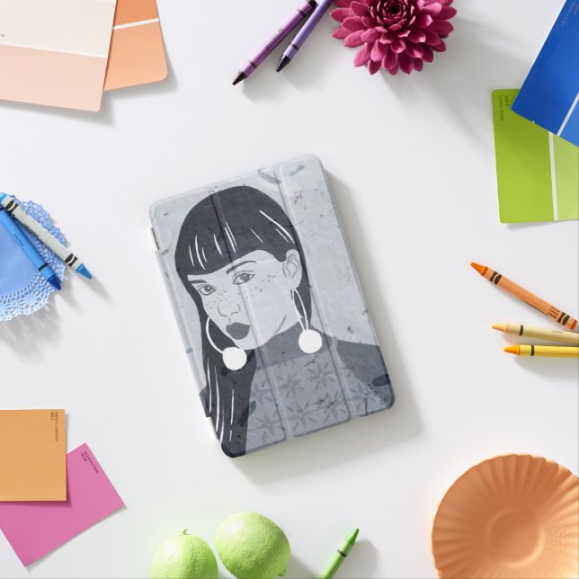 Night Portrait Glance iPad Mini Cover (In Situ)