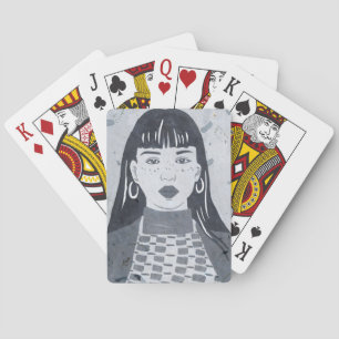 Night Portrait Poker Cards