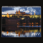 Night Prague 2011 Calendar