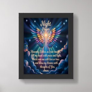 Night Prayer Framed Poster
