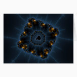 Night Prowler Fractal Art Card