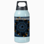 Night Prowler Fractal Art Insulated Water Bottle