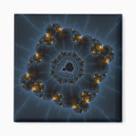 Night Prowler Fractal Art Magnet