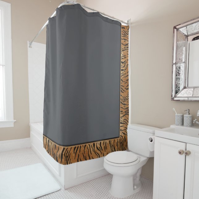 Night Prowler Shower Curtain (In Situ)