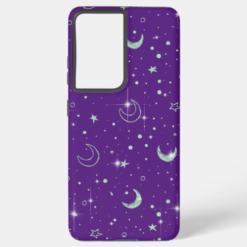 Night Purple Sky Samsung Galaxy S21 Ultra Case