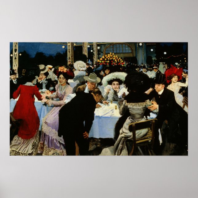 Night Restaurant Poster (Front)