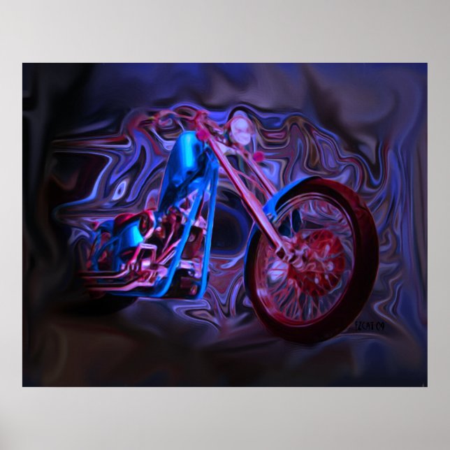 Night Rider Art Print (Front)