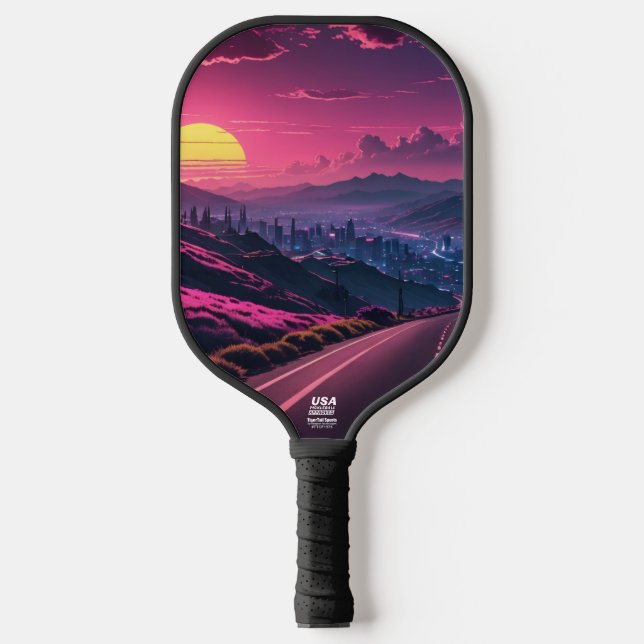 Night Road Pickleball Paddle (Front)