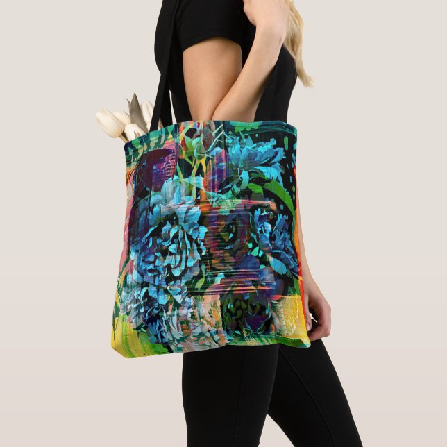 Night Roses Tote Bag (Close Up)