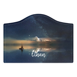 Night Sailing Door Sign