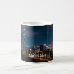 Night Scene of Taipei 101, Taiwan Coffee Mug