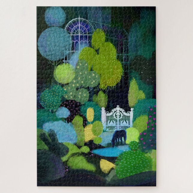Night Secret Garden Jigsaw Puzzle (Vertical)