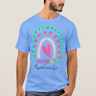 Night Senior Happy Last Day School Rainbow T-Shirt