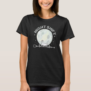 Night Shift Different Breed Stethoscope  Nurse Rn  T-Shirt