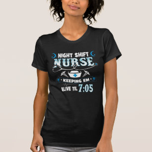 Nightshift Nurse Shirt Healthcare Workers First Responders ER Nurse Shirt  Emergency Nurse Gift ER Nurse Gift Nurse Shirt night shift nurse