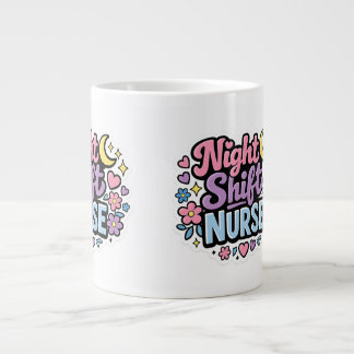 Night Shift Nurse Keychain | Cute Nurse Gift 2026 Giant Coffee Mug
