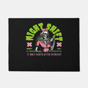 Night Shift Nurse - National Nurse Week Gift Ideas Doormat