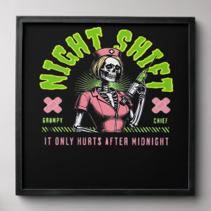 Night Shift Nurse - National Nurse Week Gift Ideas Peel And Stick Photo Tile