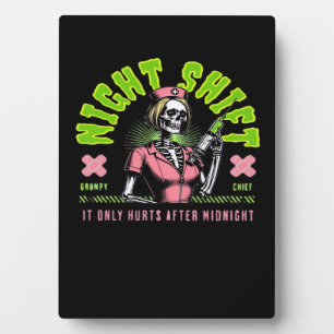 Night Shift Nurse - National Nurse Week Gift Ideas Plaque