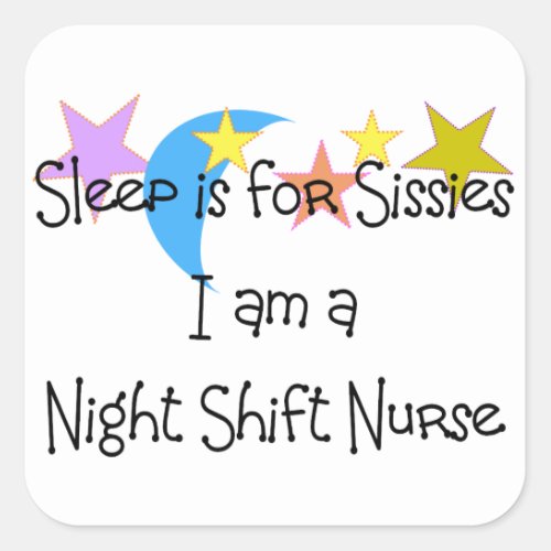 Night Shift Nurse Stickers