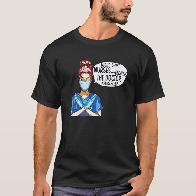 Night Shift Nurses T-Shirt (Front)