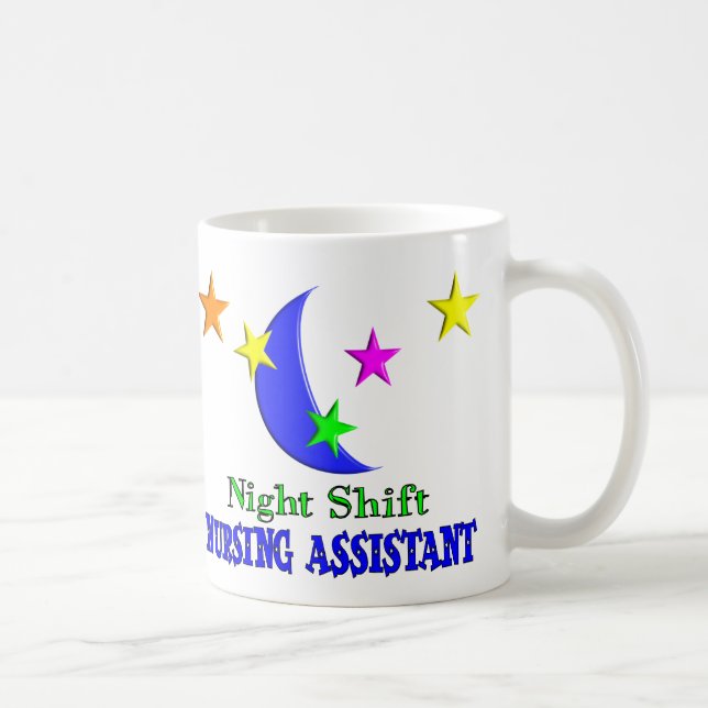 Night Shift Nursing Assistant Coffee Mug (Right)