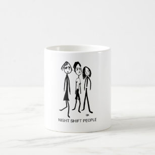 Night Shift People - Designer Coffee Mug