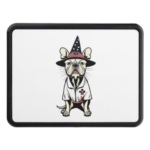 Night Shift Ready Pooch One Spooky Nurse Dog Hitch Cover