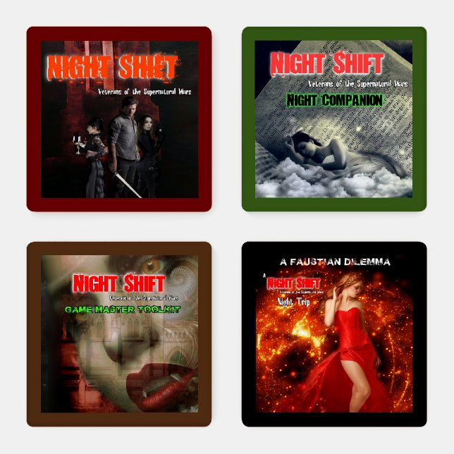 Night Shift: VSW Phase One Commemorative Coasters (Set)