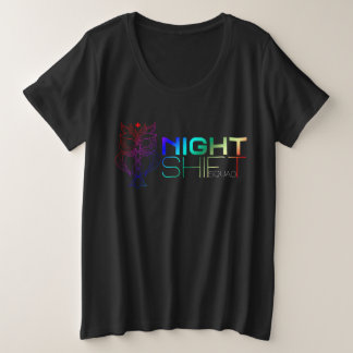 night shirt nurse t-shirt plus night shift nurse