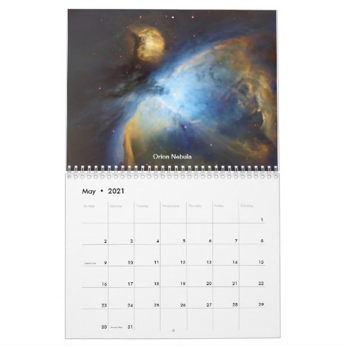 Night Skies Calendar