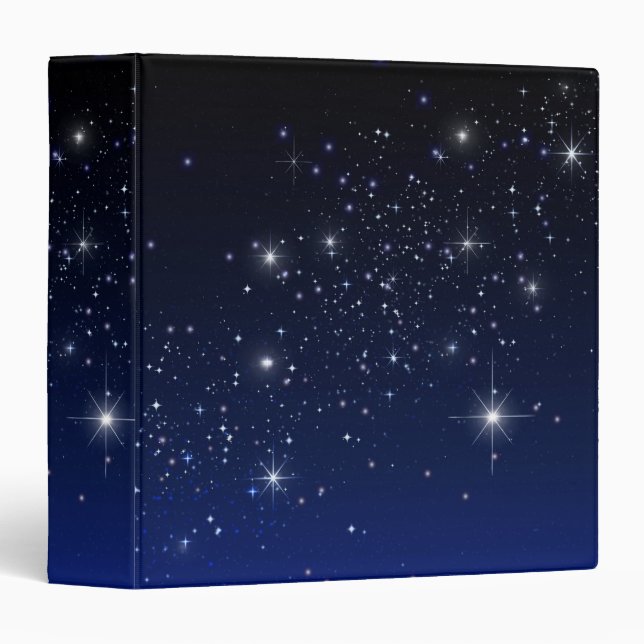 NIGHT SKY 3 RING BINDER (Front/Spine)