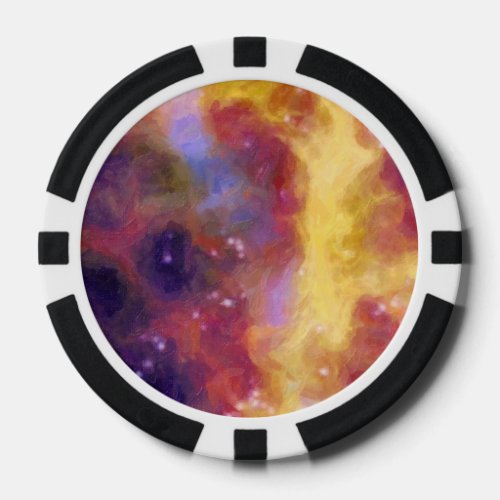Night Sky Abstract TPD Poker Chips
