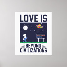 Night sky and space with alien and spacecraft