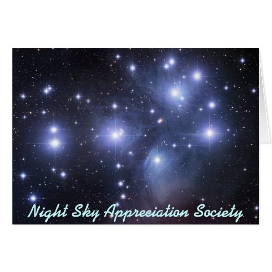 Night Sky Appreciation Society - Card (Front Horizontal)