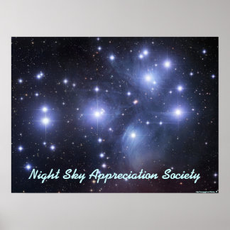 Night Sky Appreciation Society - Poster