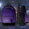 Night Sky Astronomy Backpack Purple & Black