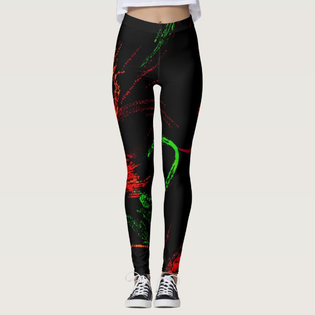 Night Sky Aurora Leggings (Front)