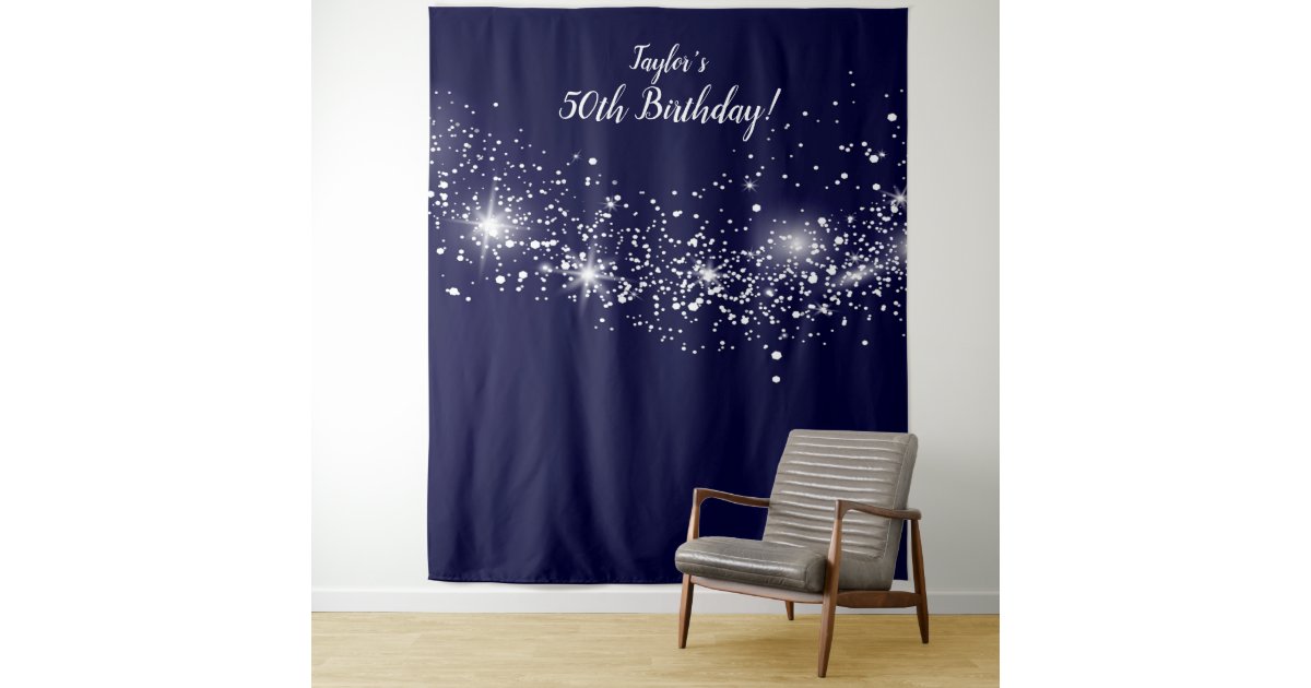 Night Sky Birthday Photo Backdrop Zazzle