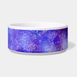 Night Sky Blue Sapphire Ceramic Pet Bowl<br><div class="desc">Night Sky Pet Bowel 
Beautiful atmospheric night sky,  a stunning cluster of stars and gas creating an attractive piece of art. perfect present for your new little friend on his/her first day home,  or for your favorite companion of many years. Check out my shop for more colors and designs</div>
